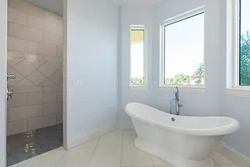 Tub and Shower Room - Ocean Hamock Luxury Home by Stoughton and Duran